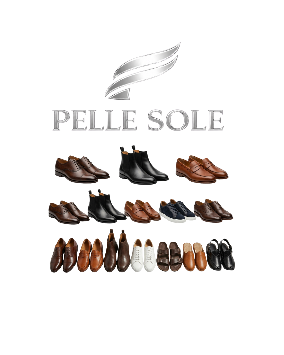 Men leather shoes